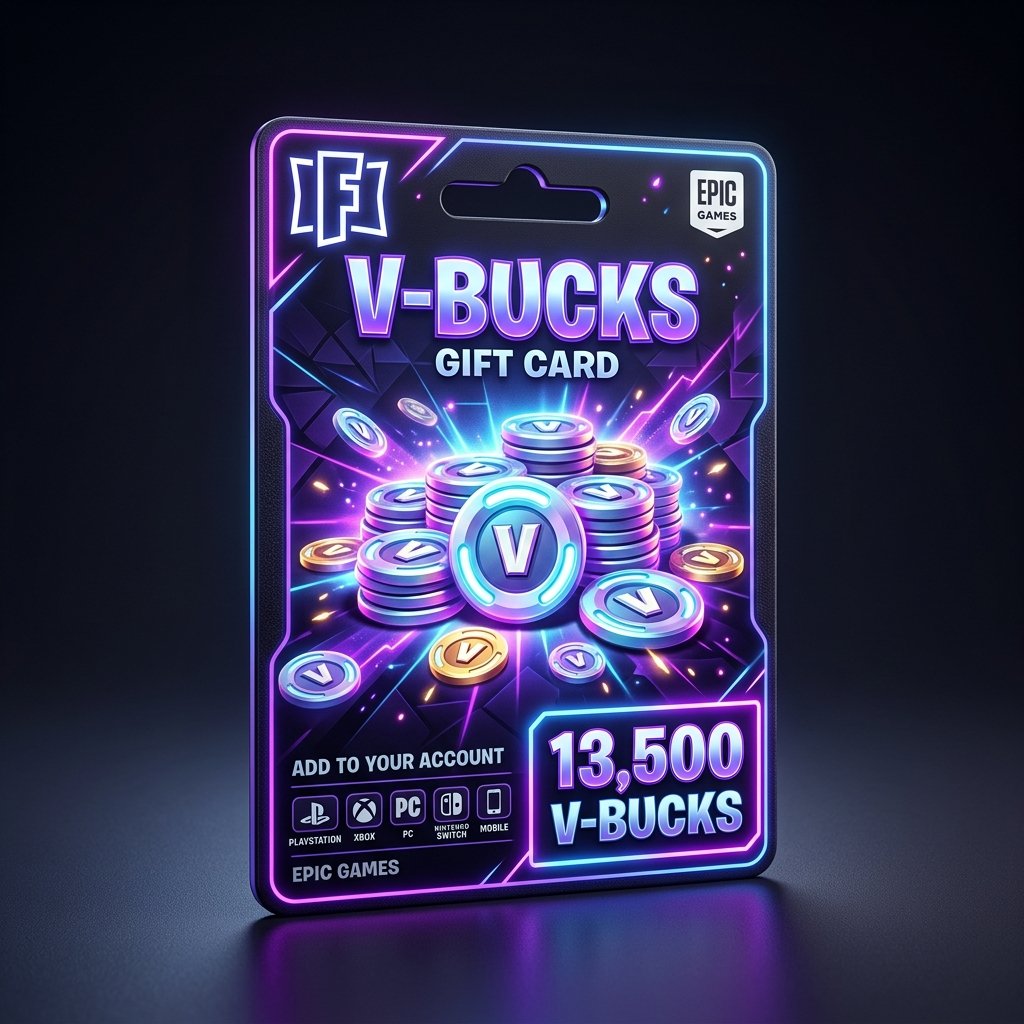 V-Bucks card